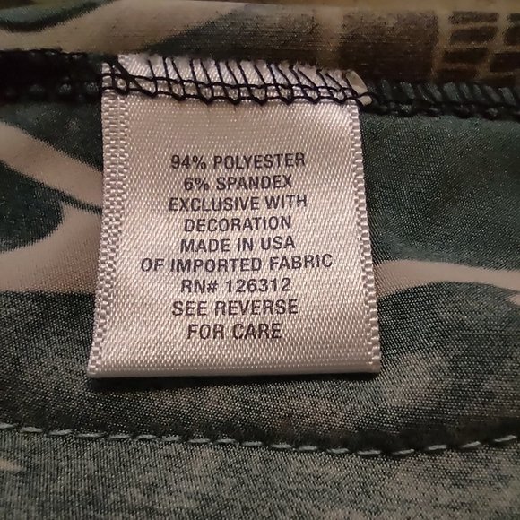 DRESS BARN jewel tone and gold filigree design with metal buttons - Picture 4 of 9